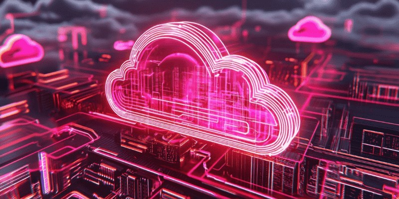 Neon Digital Cloud