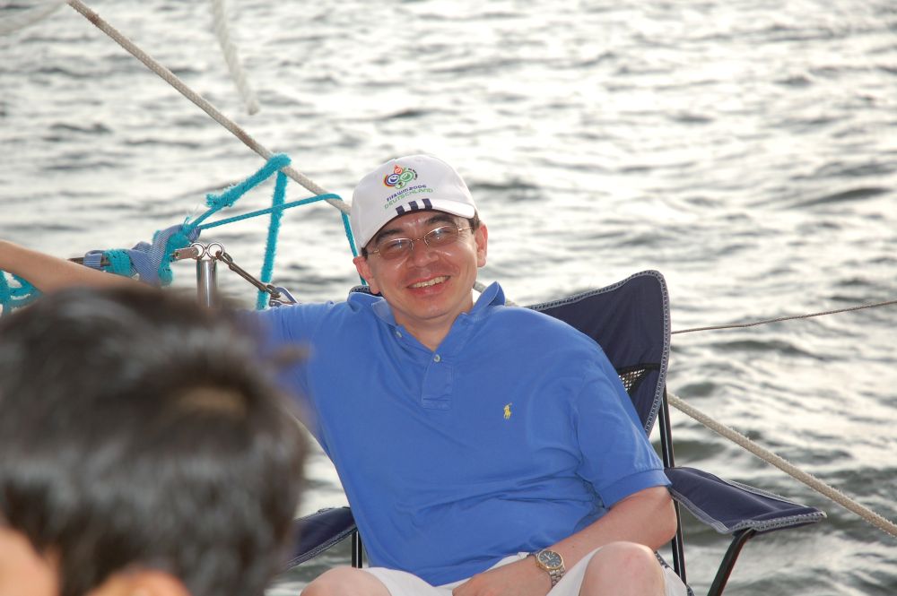 Klaus on a Boat Klaus on Boat