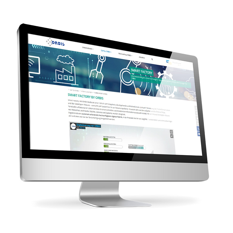 ORBIS Smart Factory: Turn Industry 4.0 into a reality with our smart, SAP-integrated solutions for automating production and logistics ORBIS Smart Factory